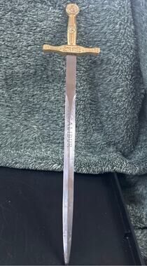 Miniature Excalibur Sword Vintage Letter Opener